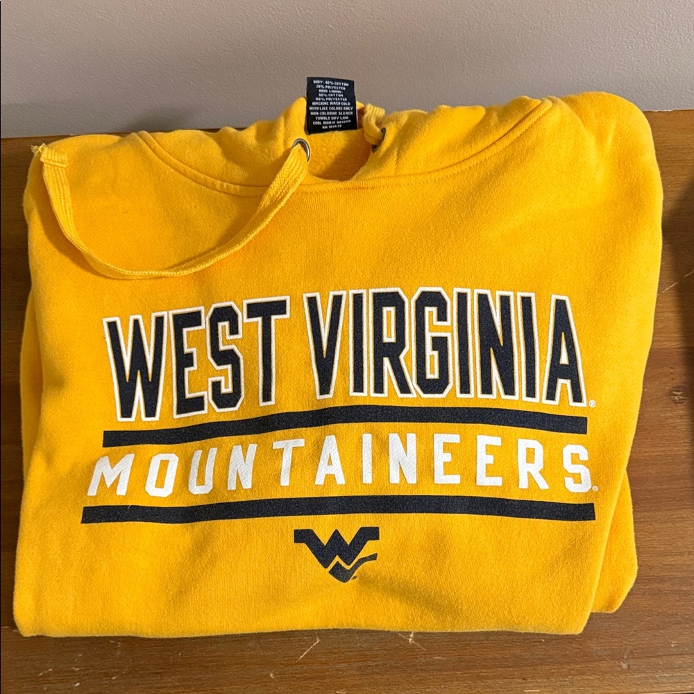 West Virginia Mountaineers Gold Hoodie